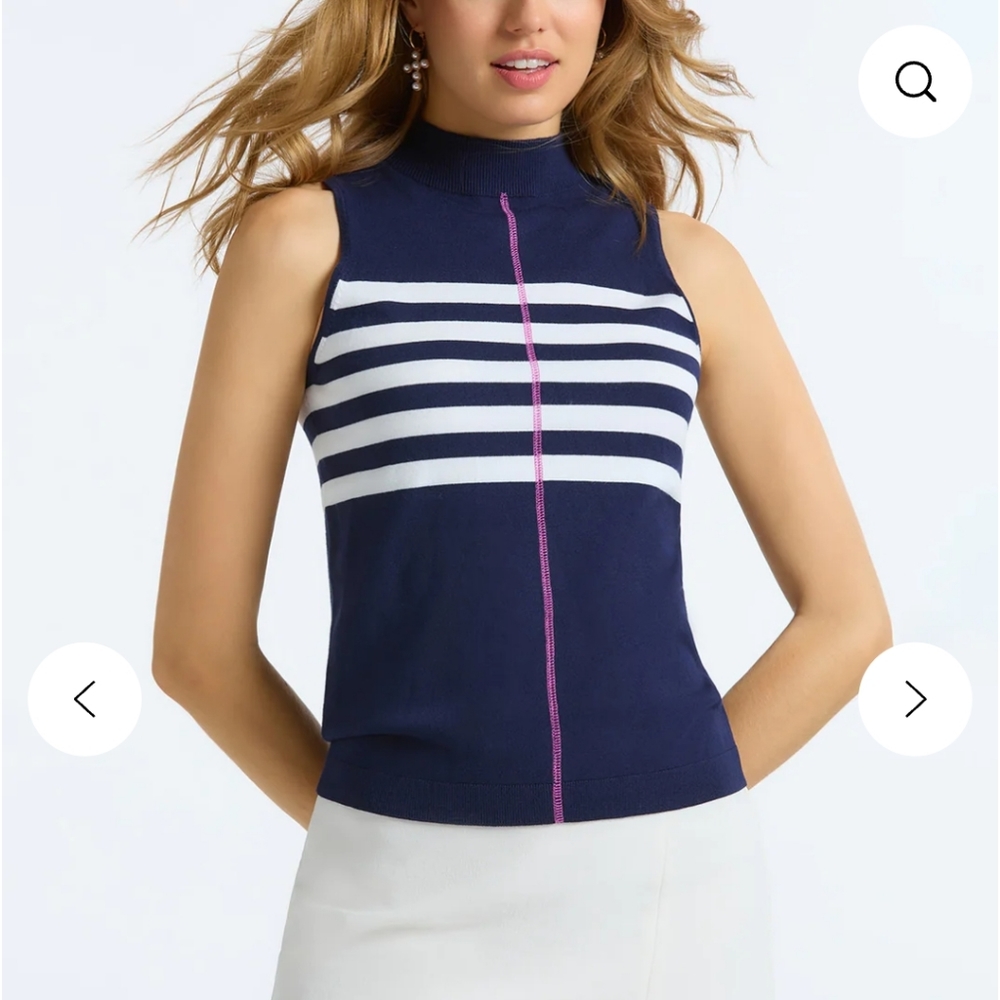 525 Exposed Cover Stitch Tank (NWT)